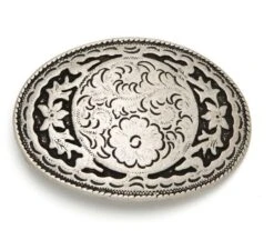 Hebilla Western Sendra Boots Adorno Floral Aspecto Envejecido