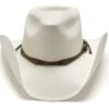 Sombrero Western Unisex Paja Blanda Color Blanco Crudo
