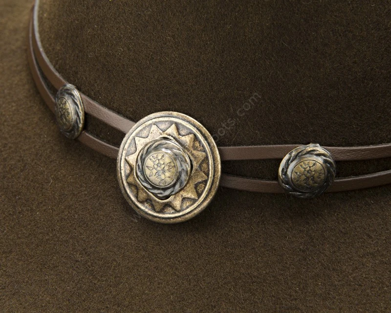 Sombrero Vaquero Unisex Stars & Stripes Fieltro De Lana Blanda Marrón 1 Sombrero Vaquero Unisex Stars & Stripes Fieltro De Lana Blanda Marrón