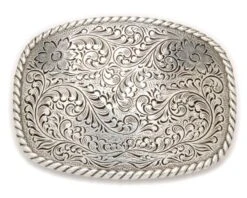 Hebilla Cowboy Clásica Nocona Con Grabado Western