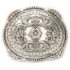 Hebilla Cowgirl Nocona Grabado Floral Con Cristales