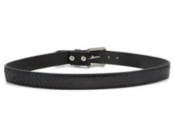 Cinturón Unisex Artesanal Piel De Pitón Negro -Oeste Vaqueros Tienda 5841 Piton Negro Mate4