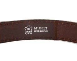 Cinturón Cowboy Original Belts Combinación Ante Marrón Y Cuero Color Coñac -Oeste Vaqueros Tienda 7169 S Brash Tanaco brandy spirit cepillo7