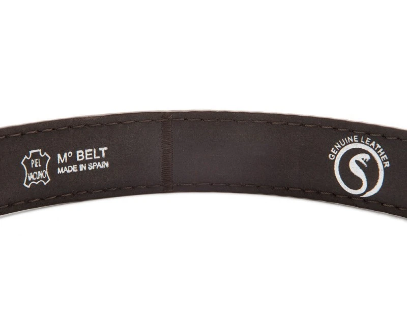 Cinto Cowboy Original Belts Cuero Coñac Y Marrón Con Piel Pitón Azul 1 Cinto Cowboy Original Belts Cuero Coñac Y Marrón Con Piel Pitón Azul