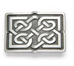 Hebilla Rectangular Para Cinturón Diseño Tribal