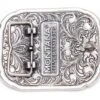 Montana Silversmiths Hebilla Estilo Southwestern Calavera De Toro Dorada Con Mosaicos
