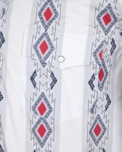 Camisa Western Blanca Estilo Vintage Línea Económica 7 Camisa Western Blanca Estilo Vintage Línea Económica -Oeste Vaqueros Tienda Arizona Blanca 3