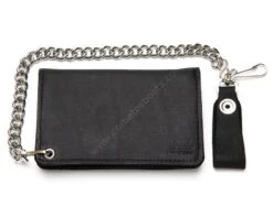 Cartera Con Cadena Negra Compacta Gran Espacio