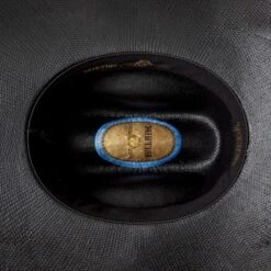 Sombrero Rodeo Negro Paja Negra Endurecida Copa Baja Cattleman Perforada -Oeste Vaqueros Tienda Black Arrow 4