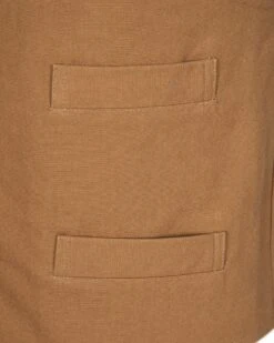 Chaleco Cowboy De Tela Color Camel Para Hombre -Oeste Vaqueros Tienda CM60 Tan 3