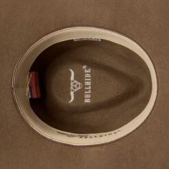 Sombrero Estilo Explorador Ala Corta Lana Color Caqui Bullhide Hats -Oeste Vaqueros Tienda Expedition 5