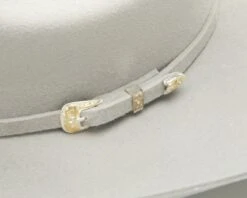 Sombrero Cowboy Cattleman Fieltro De Lana Gris Ala Grande Texana -Oeste Vaqueros Tienda Mav 1 GR 3