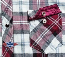 Camisa Moda Western Para Mujer A Cuadros Con Mosaicos Nativo Americanos Bordados -Oeste Vaqueros Tienda Pasadena detalle