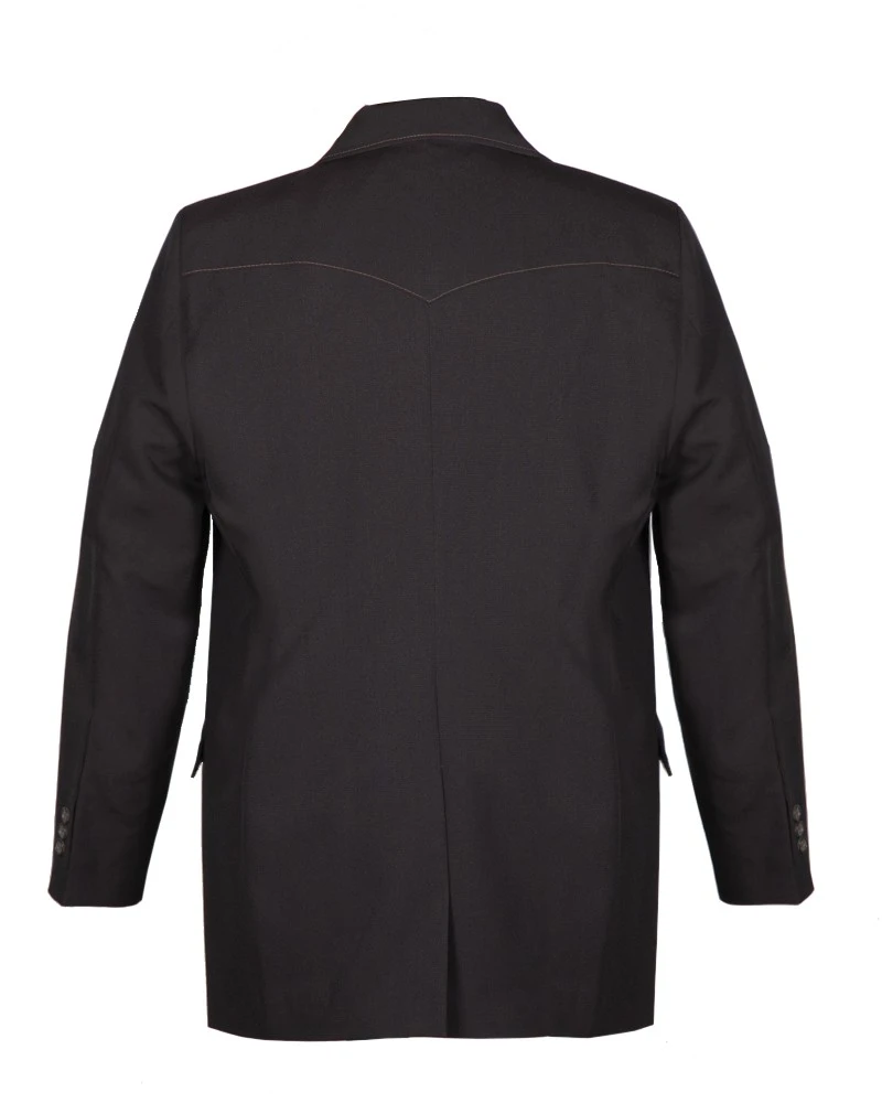 Blazer Moda Cowboy Marrón Oscuro Hecho En México 2 Blazer Moda Cowboy Marrón Oscuro Hecho En México - Imagen 2