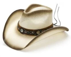 Sombrero Cowgirl Para Chica Copa Calada Y Cinta Detalles Azul Turquesa 7 Sombrero Cowgirl Para Chica Copa Calada Y Cinta Detalles Azul Turquesa -Oeste Vaqueros Tienda Shelby