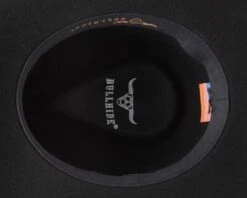 Sombrero Vaquero De Rancho Paño Negro Y Ala Doblada Para Hombre -Oeste Vaqueros Tienda Thunderbird Black 3