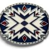 Hebilla Esmaltada En Color Mosaico Navajo
